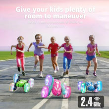Load image into Gallery viewer, Amicool Remote Control Car for Girls 6-12 with Flashing Light, Toys 6 - 9 Years Old Girl