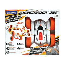 Load image into Gallery viewer, LEXiBOOK- Crosslander Luminous Terrain Car, Wrist Remote, Rechargeable, Electronic Action Kit, White/Orange, Color