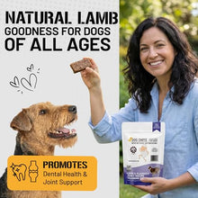 Load image into Gallery viewer, Dog Chits Lamb and Flaxseed Soft Chew for Dogs - All Natural Dog Treats, High Protein, Gentle on Teeth & Rich in Omega 3 and 6 - Supports Joint and Digestive Health - Made in USA - 4 oz