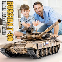 Load image into Gallery viewer, BESTYMXY RC Tank Russian T-90 Main Battle Tank, 1/16 2.4ghz Remote Control Vehicle with Sound & Light