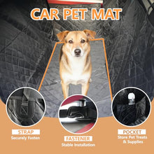 Load image into Gallery viewer, CoSofSLIP Dog Car Seat Cover 2 Piece Seat Waterproof Hammock and Brown Cover,Scratch Proof Nonslip Back Seat Pet Bed Mat for Travel Durable Soft Back Seat Covers for Cars Trucks and SUVs