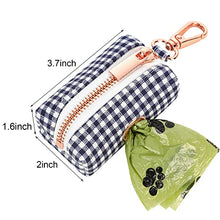 Load image into Gallery viewer, ARING PET Dog Waste Bag Dispenser, Cotton Doggy Poop Bags Holders Attach to Any Leashes, Portable Washable flamingo Pet Waste Pouch Dispenser with Metal Zipper