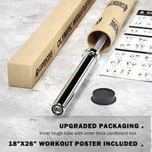 Load image into Gallery viewer, LIONSCOOL 7ft Olympic Barbell (Silver Chrome, 1500LBS, No Center Knurl)