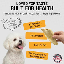 Load image into Gallery viewer, Dog Chits Cow Ears for Dogs – All Natural Cow Ear Dog Treats & Training Chews – High Protein, Low Fat – Thick Cut, Half Ears – Dental Clean Crunch – Ideal for Medium & Large Dogs – Large, 10 Pk