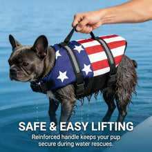 Load image into Gallery viewer, Doglay Dog Life Jacket, Dog Life Vest for Swimming Boating, Adjustable Puppy Life Jacket with Reflective Stripes, Superior Buoyancy Pet Swimming Vest for Small Medium and Large Dogs