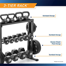 Load image into Gallery viewer, Marcy Combo Weights Storage Rack for Dumbbells DBR-0117 gray 18.00 x 36.00 x 54.00 inches