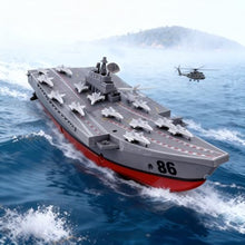 Load image into Gallery viewer, Ssccgym Remote Controlled Warship Battleship Aircraft Carrier 10km/h 4WD 2.4G RC Boat On Water Lakes Pools Exhibits Models
