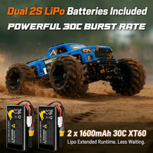 Load image into Gallery viewer, UDIRC 1610PRO Brushless Fast RC Car for Adults, 44+ MPH High Speed RC Truck, 4X4 Off Road All Terrain