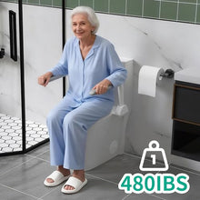 Load image into Gallery viewer, Toilet Safety Rails for Seniors,Space Saving Foldable Toilet Handle, Toilet Support Rails for Seniors and Disabled, Pregnant Women, Grab Bars Toilet Safety Frame