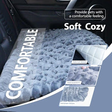 Load image into Gallery viewer, Dog Car Seat Waterproof Bed Cover Non-Slip Car Back Seat Soft and Comfortabl Pet Bed Mat Car Blanket for Travel Backseat Extender Seat Covers Dog Bed for Cars Trucks and SUVs (Grey Cover 23.6” x 51”)