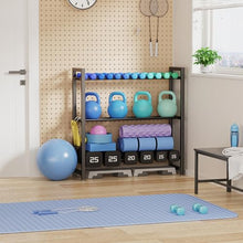 Load image into Gallery viewer, 3 Tier Adjustable Dumbbell Rack - Heavy-Duty 450LB Capacity Weight Storage Stand for Dumbbells (Rack Only)