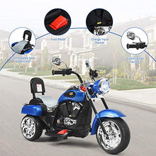 Load image into Gallery viewer, Costzon Kids Motorcycle, 6V Battery Powered Ride on Chopper Motorcycle w/Horn, Headlight
