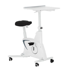Load image into Gallery viewer, FLEXISPOT Exercise Bike with 2D Desktop - V9 White