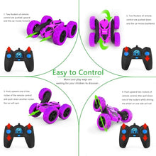 Load image into Gallery viewer, Hamdol Remote Control Car for Kids, 360° Spinning RC Stunt Car with Lights