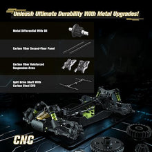 Load image into Gallery viewer, RIAARIO 1/10 Brushless RC Cars, RTR, Beginner, MAX 50+ MPH, Metal Drivetrain