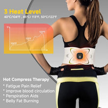 Load image into Gallery viewer, FAD Cleard - Abs Sculptor, Ab Stimulator Belt with Heating Pad for Belly Fat Burning, ab Toner Muscle Stimulator for Stomach Exercise Smooth & Firm, Lower Back Massager for Pain Relief Unisex Gifts