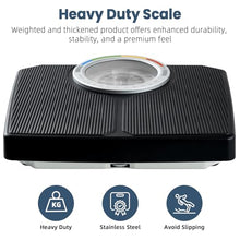 Load image into Gallery viewer, TIPRE Analog Scale for Body Weight, Mechanical Bathroom Scale, Analog Scale for Body Weight, 150kg/330lb, Dial Scale with Wider and Thicker Anti-Slip Platform, Simple Calibration, No Required Battery