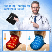 Load image into Gallery viewer, ONLYCARE Neck Ice Pack Wrap Gel - Upgraded Ice Packs for Neck Reusable, Hot and Cold Compress, Relief of Pain, Swelling, Sprains, Office Pressure