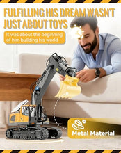 Load image into Gallery viewer, Remote Control Excavators with 360 Rotation, Metal Parts, Little Builders, Big Action(1pc-4)