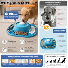 Load image into Gallery viewer, JOJDZD Dog Lick Bowl with Interactive Rolling Ball & Slow Feeder