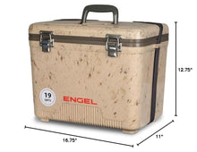Load image into Gallery viewer, Engel UC19 19qt Leak-Proof, Air Tight, Drybox Cooler and Small Hard Shell Lunchbox for Men and Women in Camo
