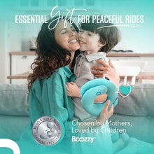 Load image into Gallery viewer, BCOZZY Kids Chin Supporting Travel Pillow for Ages 3–7- Patented Soft Neck Pillow for Head and Chin Support in Car Seat and Airplane. Comfortable Travel Essential. Small Size, Bag, Light Purple
