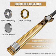 Load image into Gallery viewer, Mikolo 7ft Olympic Barbell, Barbell for Weightlifting and Powerlifting 45lb, - Black&Gold