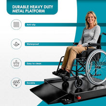 Load image into Gallery viewer, Wheelchair Scale with Dual Detachable Extended Ramp for Home Use Medical Portable Light Weight Digital Scale 1000x0.1lb Precision