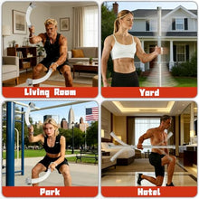 Load image into Gallery viewer, FlowViva 2-in-1 Ropeless Battle Rope & Vibration Bar, Portable Cordless Fitness Ropes for Home Gym, Strength Building, HIIT Training & Low-Impact Aerobic Training for Men and Women, Gray