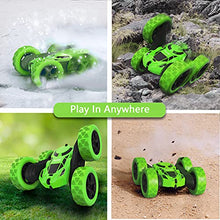 Load image into Gallery viewer, Hamdol RC Stunt Car for Kids Ages 6–12, Double-Sided Remote Control Car with LED Lights