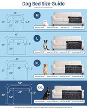 Load image into Gallery viewer, blunique Calming Dog Beds, Extra Large Fluffy Plush Dog Mat for Furniture Protector with Removable Washable Cover for Large Medium Small Dogs and Cats,53 x 39 inch