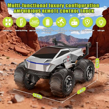 Load image into Gallery viewer, 1:16 RC Truck Remote Control Car, 4WD Waterproof Amphibious RC Car All Terrain Pickup,TIME4DEALS 2.4GHz Remote Monster Truck with 360° Rotating Standing Stunt Toy Truck for Kids Boys 6 7 8 9 10 11 12+