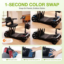 Load image into Gallery viewer, ScootNGo Mobility Scooter for Seniors & Adults Foldable, Airline Approved, 44Lbs Lightweight 4 Wheel Electric Scooter, Portable for Travel, with Removable Battery & USB Port