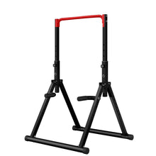 Load image into Gallery viewer, DOBESTS Power Tower Pull Up Bar Free Standing - Black Style 3 - Red Bar