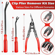 Load image into Gallery viewer, Doaho 7 Pcs Car Trim Removal Tool Kit with Non-Scratch Plastic Pry Tool and Fastener Clip Pliers for auto Safe Interior Car Panel Detachment, Dashboard, Door Clips & Upholstery – Red