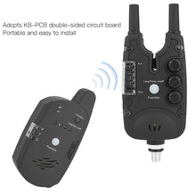 Load image into Gallery viewer, Tihebeyan Digital Carp Fishing Bite Alarm Alert Light Warning Fishing Finder with 4 Launcher and 1 Receiver
