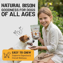 Load image into Gallery viewer, Dog Chits Bison Lung Food Topper for Dogs & Puppies - Single Ingredient, High Protein, Grain Free & Easy to Digest - Natural Dog Treats for Picky Eaters - Sprinkle on Food - Made in USA - 7 oz