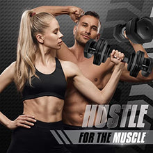 Load image into Gallery viewer, Yes4All One Second Multi Weight Adjustable Dumbbells Set of 2 for Different Workout Levels - 25LBS - Single - Grey Grip