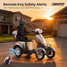 Load image into Gallery viewer, Super Large Electric 4 Wheel Mobility Scooters, Heavy Duty 800W Wheelchair Device, 25 Miles Long Range, All Terrain Mobility Scooter,Speed Adjust, Remote Key,Receive Ready to Ride (Silver)