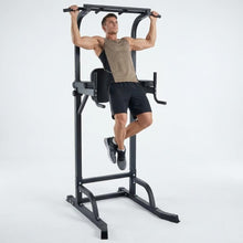 Load image into Gallery viewer, Free Standing Power Tower Pull Up Bar and Dip Station