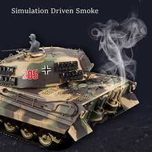 Load image into Gallery viewer, Ferthor Fun Heng Long RC Tank for Adults 1:16 2.4ghz German Tiger King Henschel Remote Control Tank Model