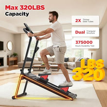 Load image into Gallery viewer, Winfita Magnetic Stair Stepper for Home, 77 LBS Peak Resistance with No Limited Adjustment, 2 Incline Levels, 12'' Extended Pedal, Folding Vertical Climber with 320 LBS Weight Capacity