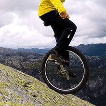 Load image into Gallery viewer, Unicycle Bicycle with Wheels, Adult Big Kids Unisex Adult Beginner Yellow Unicycle, Load 150 kg/330 lb (Size : 24inch)