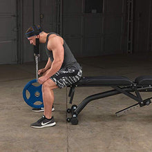 Load image into Gallery viewer, Body-Solid Nylon Head Harness - Neck Workout Equipment for Strength Training, Neck Exercise and Weight Lifting, Black