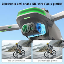 Load image into Gallery viewer, HZMOFTJ Drones With Dual Camera For Adults 4k,Gps Drone With Screen On Controller,Electric Adjustable Camera 90 °,Auto Return,Obstacle Sensing,Ai Track&Orbit Mode,50 Mins Flight,2 Battery ,For Beginner Toy Gifts