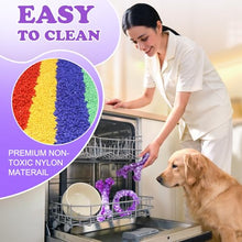 Load image into Gallery viewer, Baypetly 3Pack Dog Chew Toys for Aggressive Chewers, Indestructible Interactive Dog Chew Nylon Bone Toys for for Medium Large Breed 15-60lbs, Teething Toy to Keep Them Busy, Bacon Flavor (Purple)