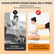 Load image into Gallery viewer, Uota Elbow Support Automatic Rebound Abdominal Wheel,Ab Roller for Abdominal Exercise Machine