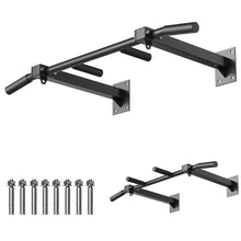 Load image into Gallery viewer, Wall Mount Pull Up Bar, Joist Mount Pull Up Bar (Black5)