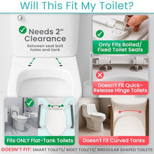 Load image into Gallery viewer, Vive Toilet Safety Rail - Adjustable Grab Bar - Compact Support Frame with Handrail for Bathroom Toilet Seat - Easy Installation for Handicap Senior Bariatrics, Elderly Balance - Padded Hand Armrest