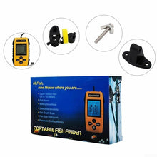 Load image into Gallery viewer, Portable Sonar Fish Finder 100M Wired Transducer